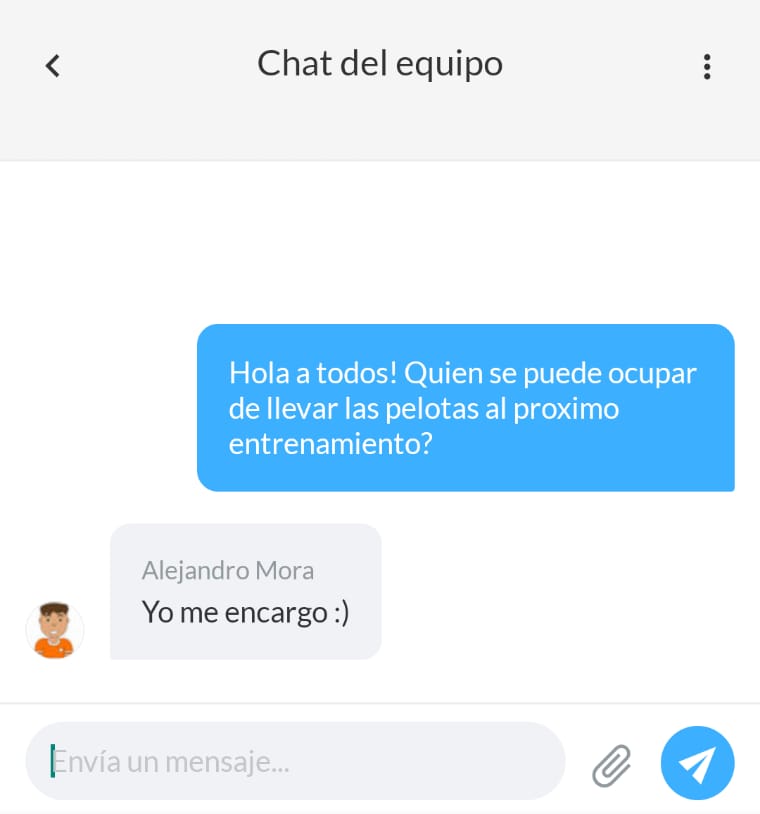 Chat de equipo Chat de equipo